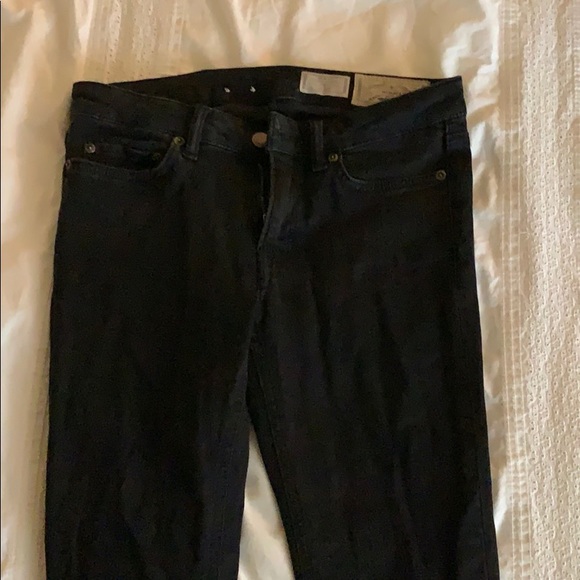 All saints dark grey mid/low rise jeans - Picture 3 of 5